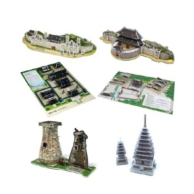 [3D똑딱퍼즐] 유네스코 세계문화유산(6종)