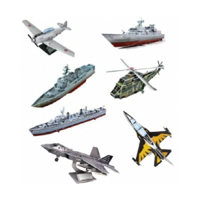 [3D똑딱퍼즐] 자주국방 시리즈 (7종)