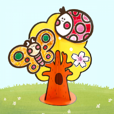 [허니폼폼] 포일아트 곤충