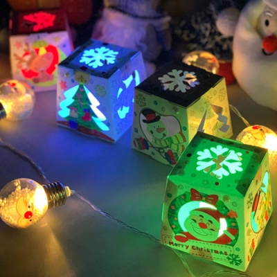 [아이스크림] DIY LED 사각스탠드 만들기 (크리스마스,별자리)