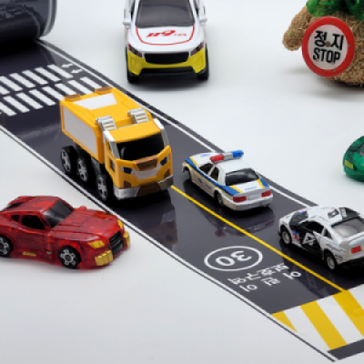 와이드 도로 놀이 테이프(폭 100mm/집콕놀이/자동차놀이)