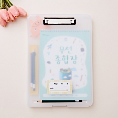 [아이스크림] 반투명 클립 바인더 (A4)
