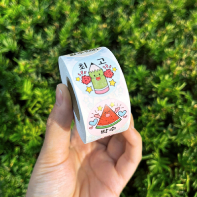 [아이스크림] 칭찬 롤 스티커(싱송쌤송)