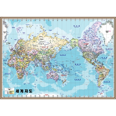 [와이드맵] 세계지도 (110 x 75cm)