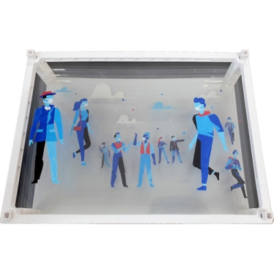 [와이드맵] 층층이 상상 - 대형 (새로운 장르의 미술)