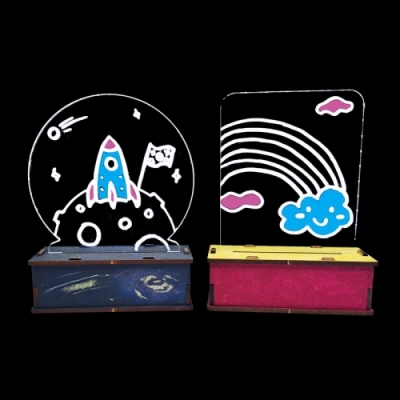 [사이언스타임] LED 아크릴 조명등 만들기 (창작용 중형)