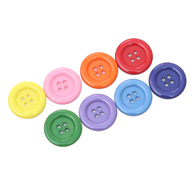 [펠트친구] 25mm 무지개단추(8개 1세트)