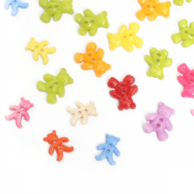 [펠트친구] 테디베어 칼라단추(30개 1세트)