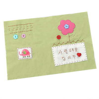 [펠트친구] 옷수선 단추달기 실습세트(바늘통 포함)