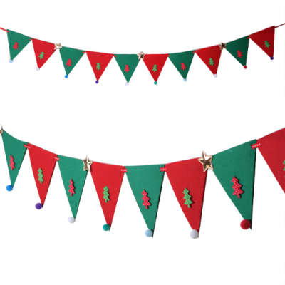 [펠트친구] 삼각 크리스마스 재단펠트 가랜드 만들기