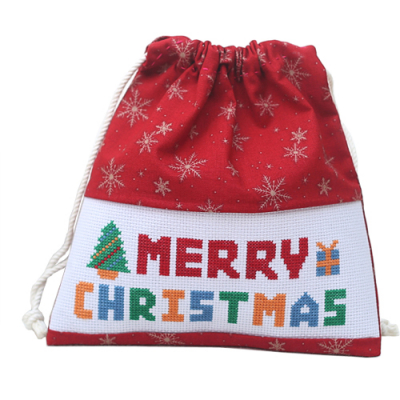 [펠트친구] 크리스마스 십자수 주머니 만들기