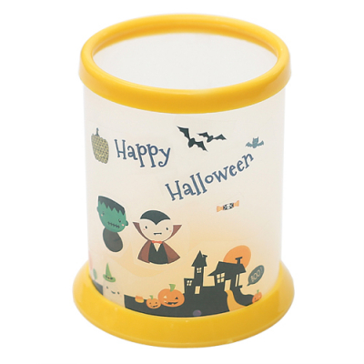 [펠트친구] 할로윈 투명연필꽂이 만들기(투명스티커포함)