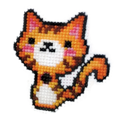 [펠트친구] 십자수 누룽지 핸드폰장식 만들기