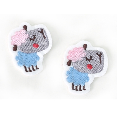 [펠트친구] 분홍머리양 자수와펜