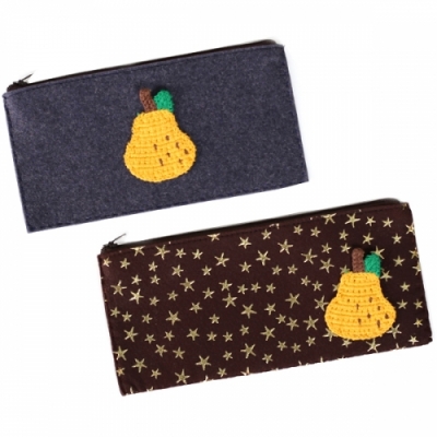 [펠트친구] 서양배 필통 만들기(지퍼봉제)