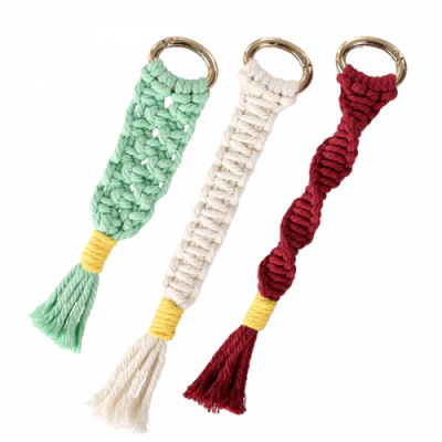 [펠트친구] 마크라메 매듭 키링 만들기