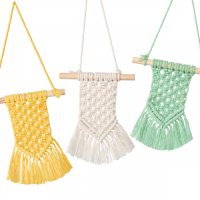 [펠트친구] 마크라메 미니행잉 만들기