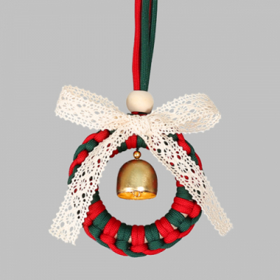 [펠트친구] 크리스마스 마크라메 도어벨 만들기