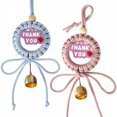 [펠트친구] 카네이션 마크라메 도어벨 만들기