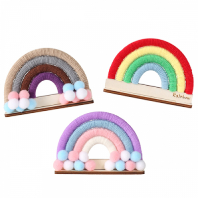 [펠트친구] 큐티 무지개 장식 만들기