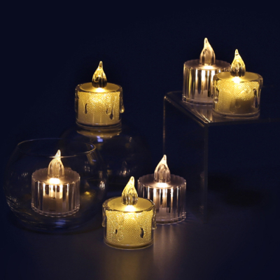 [펠트친구] 감성 LED 투명 캔들(조명등/택 1)