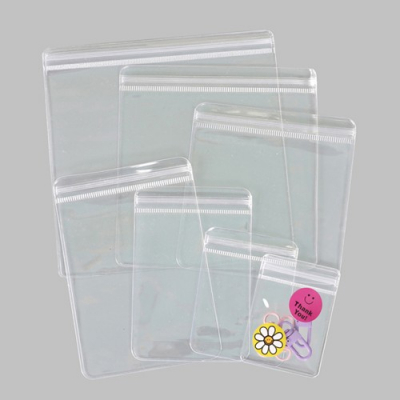 [펠트친구] 투명 PVC 지퍼백(10개 1세트)
