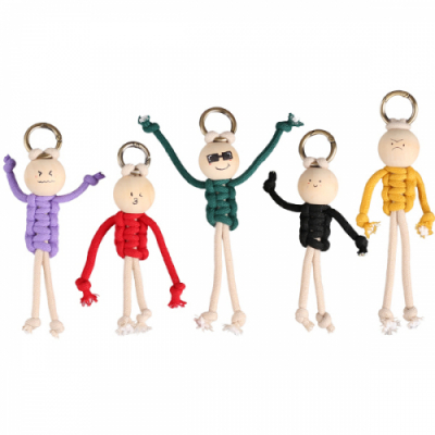 [펠트친구] 개구쟁이 매듭인형 가방고리 만들기(택 1)