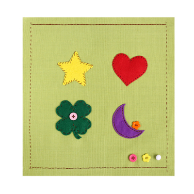 [펠트친구] 재단펠트 기초 바느질 세트