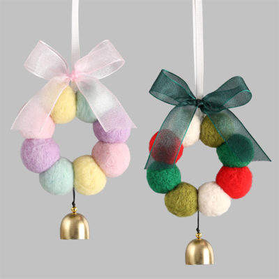 [펠트친구] 파스텔 양모펠트 도어벨 만들기(택 1)