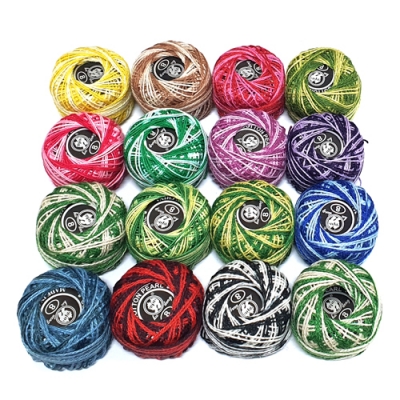 [오케이아트] 펄 코튼 믹스 세트(광택무명실)