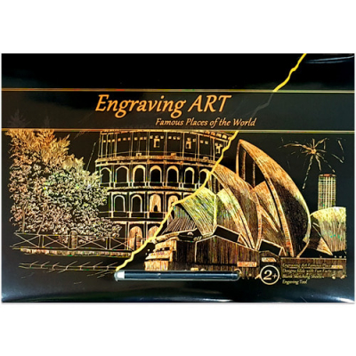 [오케이아트] 세계 명소 스크래치(2종세트)