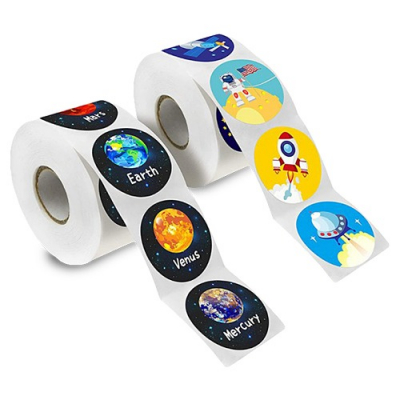 [오케이아트] 우주 롤스티커(행성, 2종 택1)