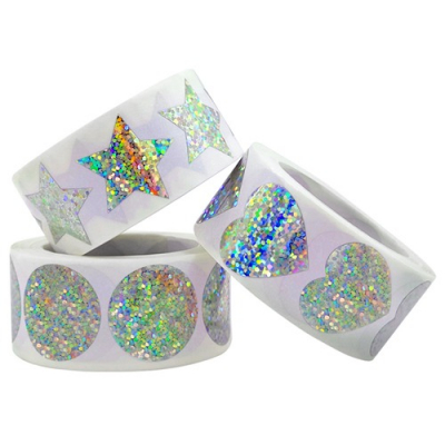 [오케이아트] 실버 홀로그램 롤스티커(3종 택1)