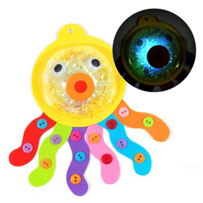 [오케이아트] 레인보우 문어램프 만들기