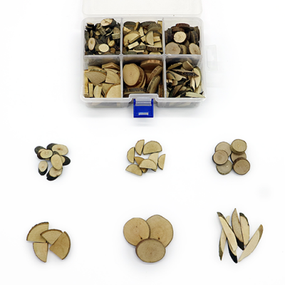 [만꾸] 자연물 나무조각세트 에코우드 6종