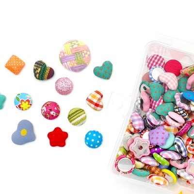 [만꾸] 호호 싸개단추 (약 200개입)