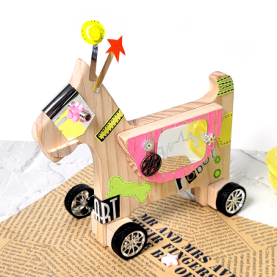 [만꾸] RO로봇강아지 친구 만들기 목공키트 (가족 우리동네 미래 강아지)