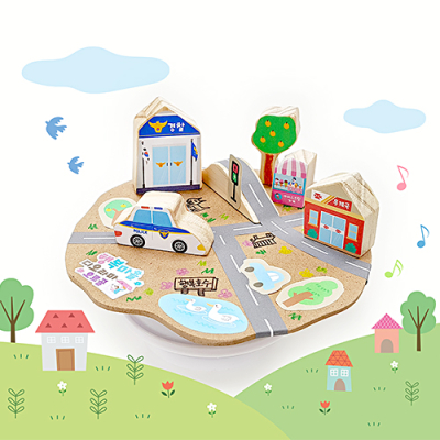 [만꾸] 행복마을 디오라마 오르골 (우리동네 미니어처 만들기)