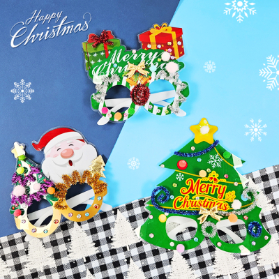 [만꾸] 메리 크리스마스 안경 (3인용)