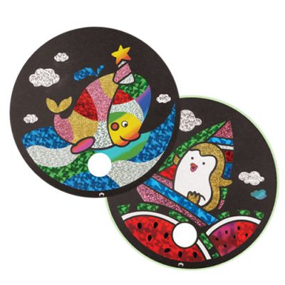 [유니아트] 포일아트 부채 만들기 (2종 택1)