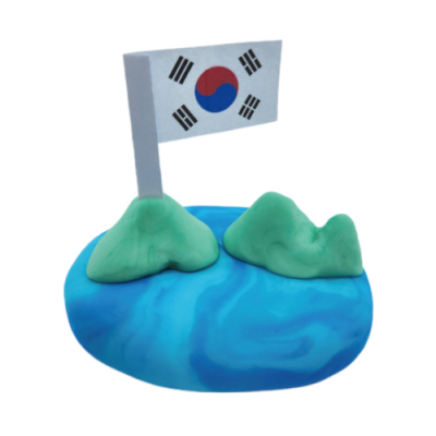 [꼬메빔보] 향기 비누만들기 세트 독도와 태극기 (1인용)