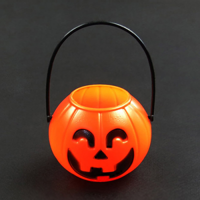 [파티클럽] 미니 호박바구니 오렌지 소 (1개, 6.5X5.5cm) 낱개