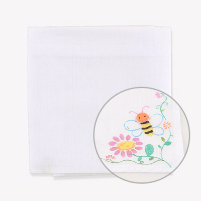 [유니아트] 깨끗해지구 탄소중립 그리기 면손수건 (1장, 35X35cm)