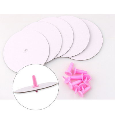 [유니아트] 그리기 종이 팽이 (5개입, 지름 약9cm)