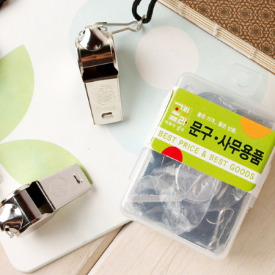 [소원별] 스틸 호루라기 (2개입, 4X1.7X2cm)