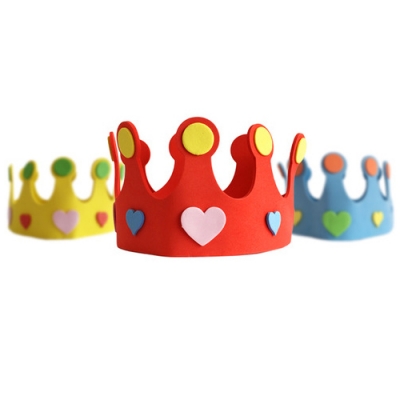 [유니아트] EVA왕관 (54.5X9cm, 빨강/노랑/파랑 3종 택1)