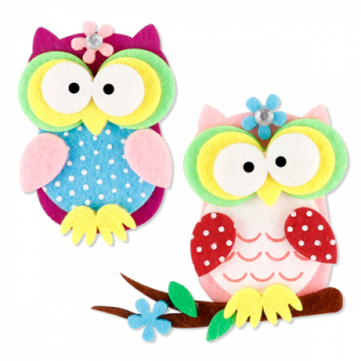 [유니아트] 펠트 부엉이 신형 (2개입)