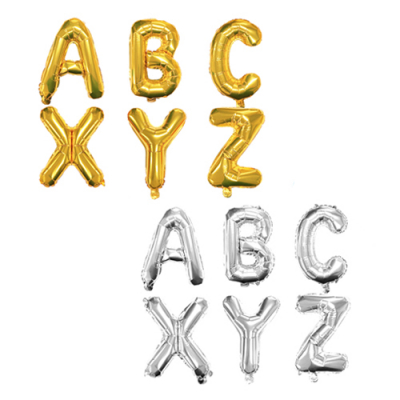 [파티클럽] 호일풍선 알파벳 (소, 약30cm)
