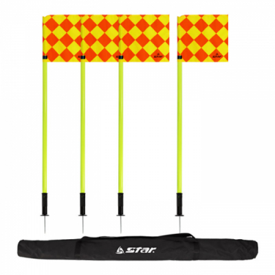 [스타스포츠] 코너깃대 일체형 세트 (4개입)