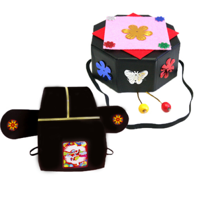 [유니아트] 우리나라 전통혼례 만들기 (사모관대/족두리 2종 택1)